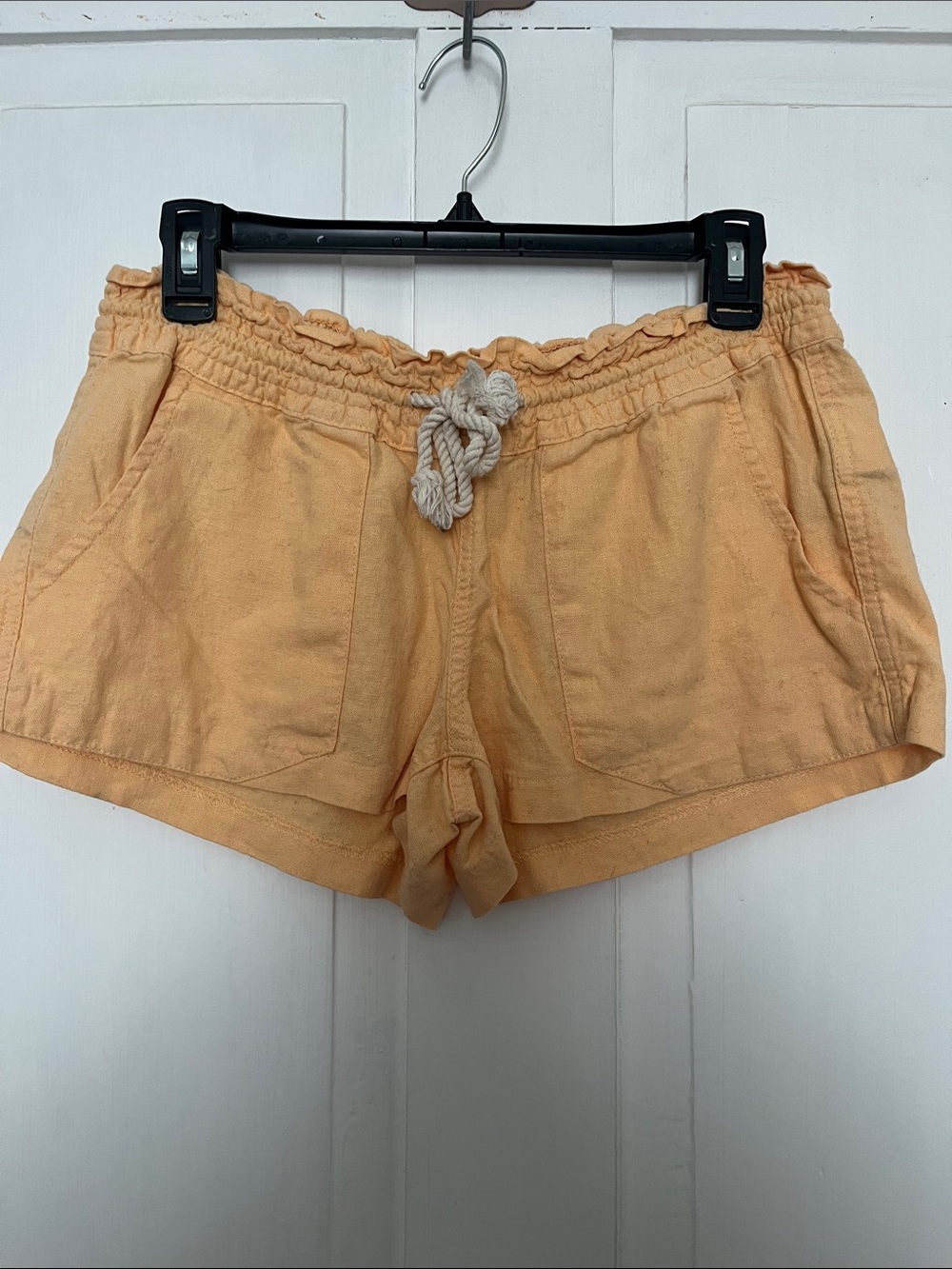 Roxy Women's Peach Drawcord Casual Shorts